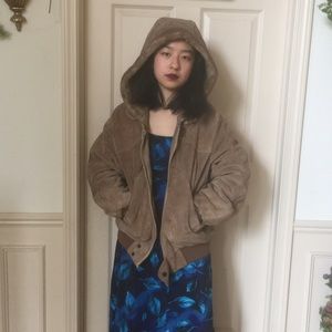 Genuine Leather Coat with Fur Inside